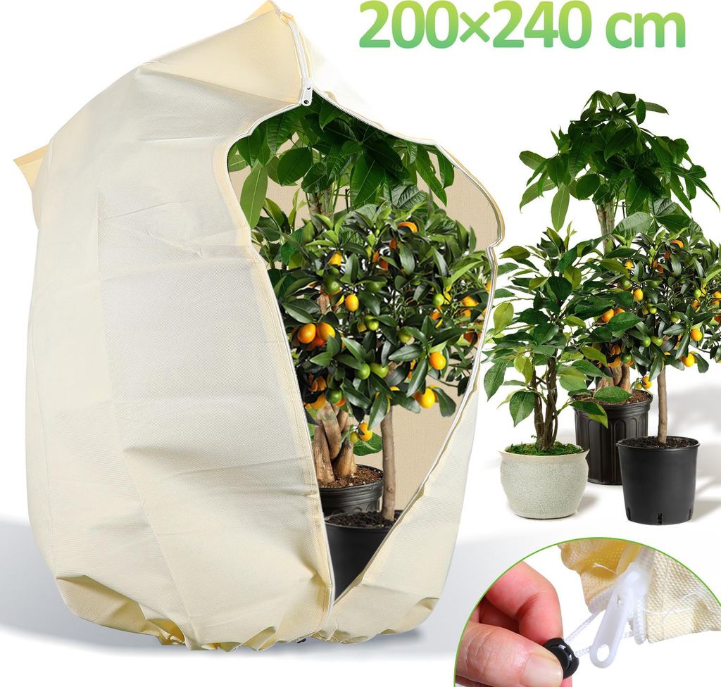 Jayseuw 2x zimná ochrana 200x240cm pre črepníkové rastliny Obrázok produktu 