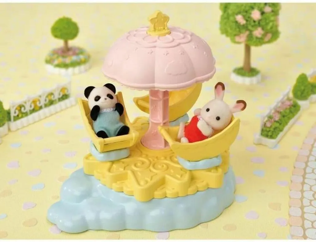 Manège Étoilé Sylvanian Families Jouet de Parc Attraction Enfant