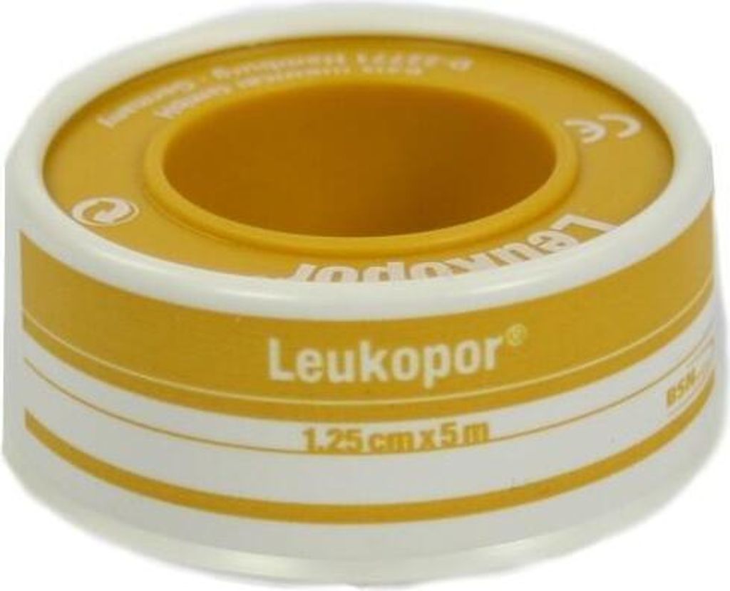 BSN Leukopor Fixierpflaster im Schutzring 1 Rolle 5 m x Produktbild 2