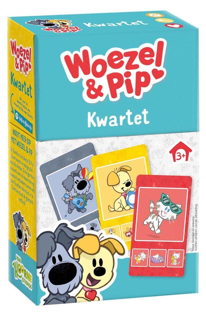 Bambolino Toys Woezel Pip Spiel Quartett | 2 Stk
