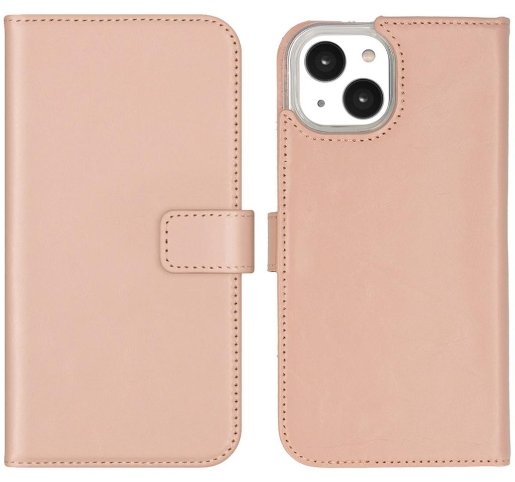Funda de Cuero Auténtico tipo Libro para Apple iPhone 14 - Imagen del producto 