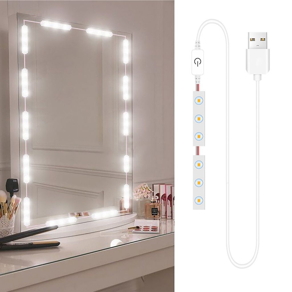 Einstellbar Badezimmer Led Spiegel Licht Kit  Make-Up Für Kosmetikspiegel 