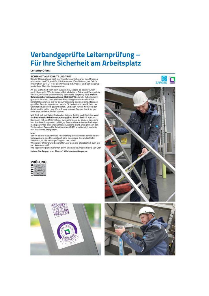 ZARGES LM-Überstieg 60° 7 Stufen, 1000 mm breit, Höhe 1.630 mm 40355926