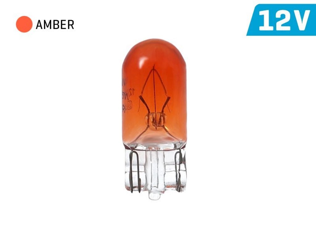 VISION Glühbirne WY5W 12V 5W W2.1x9.5d amber, E4