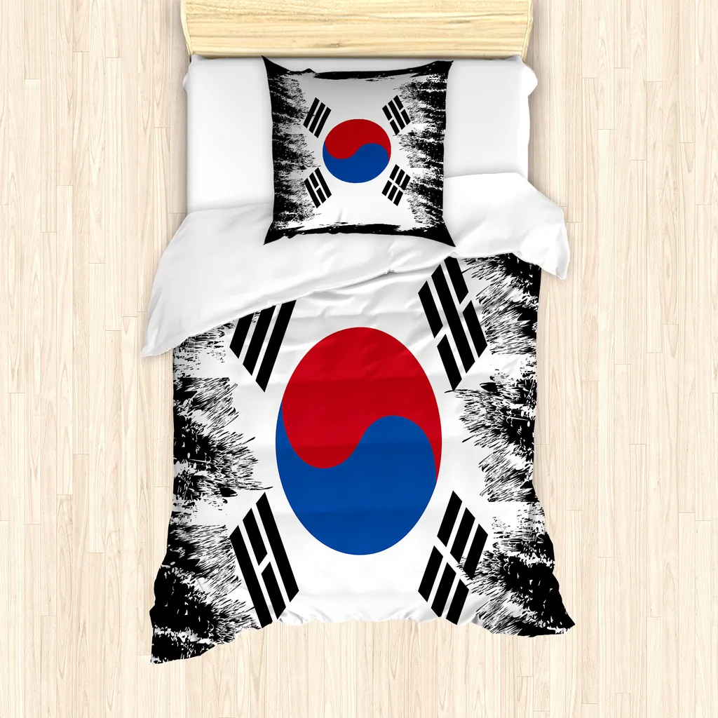 Copripiumino Corea del Sud 135x200 Anallergico ABAKUHAUS Caramel