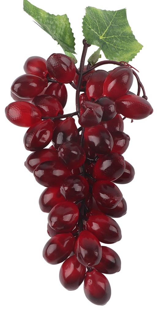 Simulierte Trauben aus Kunststoff, gefälschte dekorative Simulation, Obst, Heim- und Hochzeitsdekoration, 17 cm