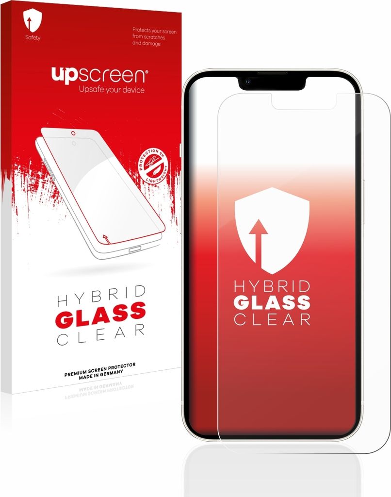 upscreen Schutzglas für Apple iPhone 13 / 13 Pro Schutzfolie Panzer Folie Glas Display Schutz klar