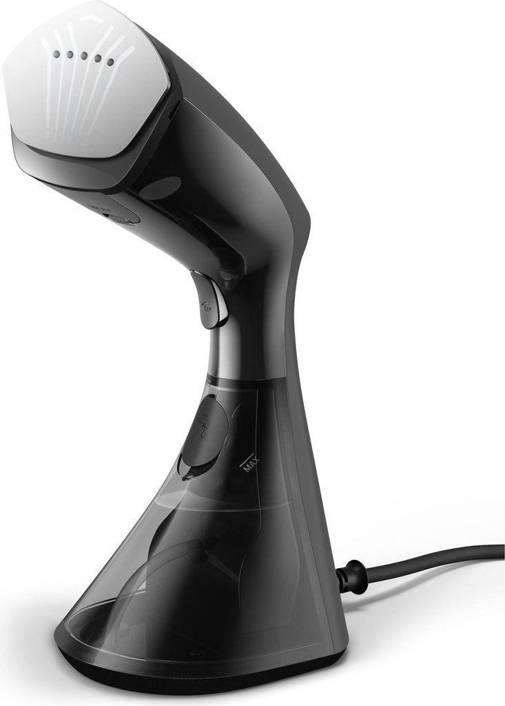 Philips Travel Steamer 8000 Series, Tragbare Dampfbürste für Reisen, 32 g/min konst. Dampf, 1600 W, Schwarz (GC800/80)