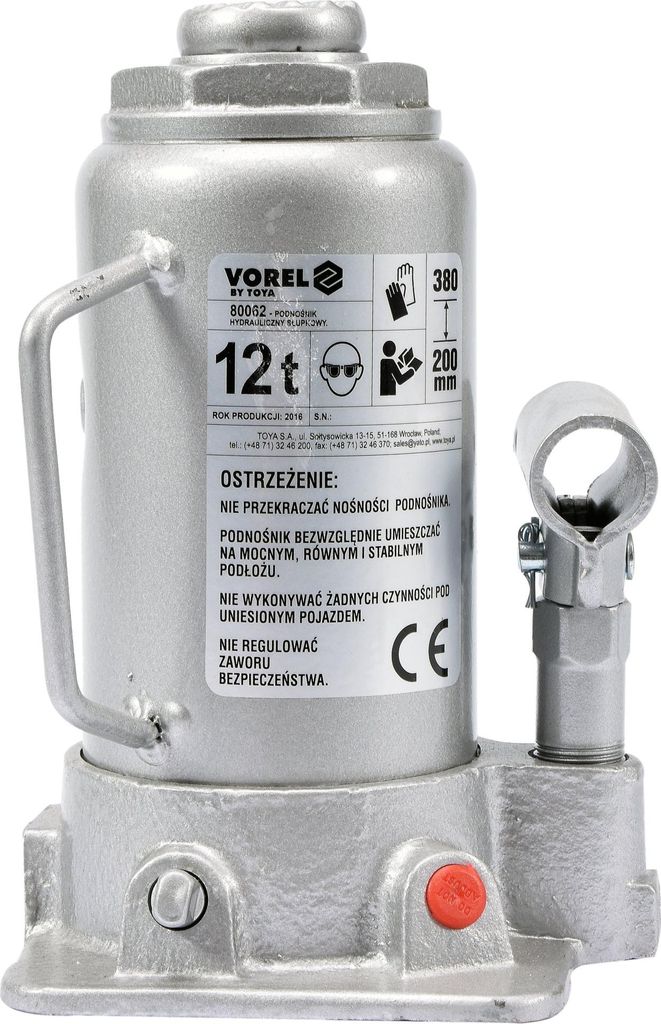 VOREL 80062 Hydraulischer Wagenheber und Ständer für Fahrzeuge