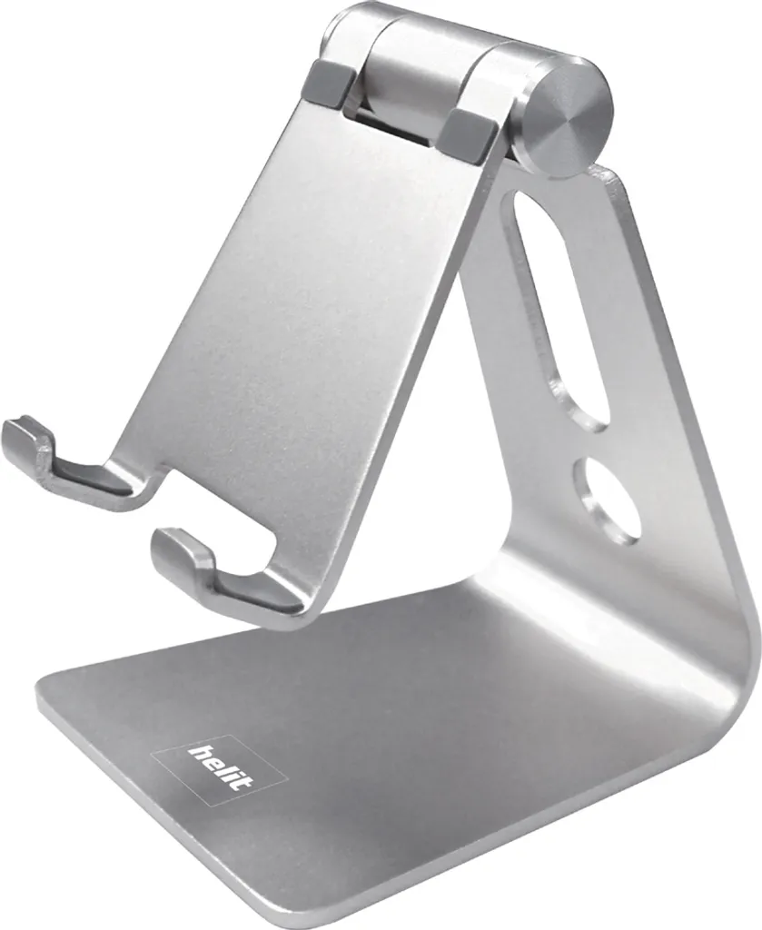 Support Smartphone pour Vidéoconférence helit H2380100 Argent Stable