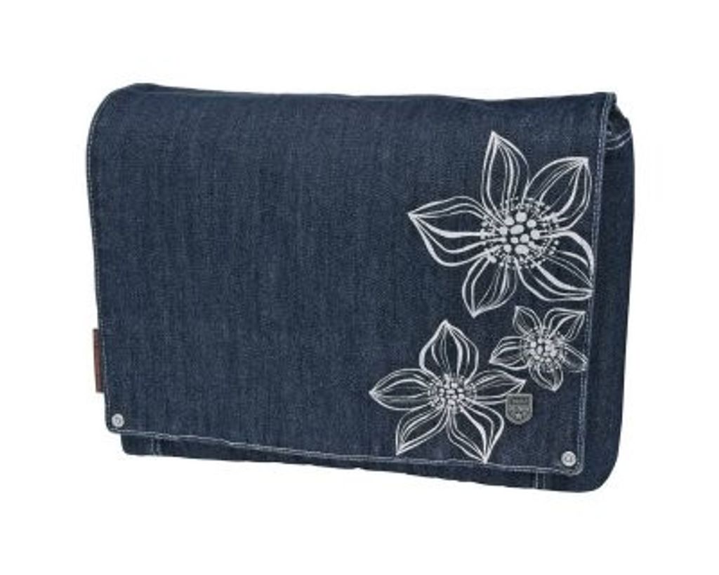 Notebook-Tasche Flowpop Jeans Dunkelblau Produktbild 