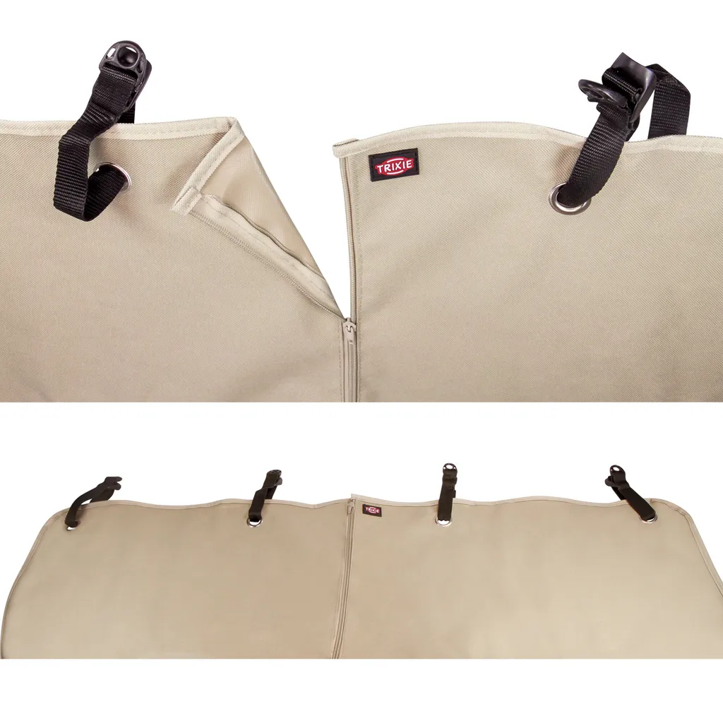 TRIXIE Protezione Bagagliaio Auto Divisibile Beige/Nero 180x130cm - 4