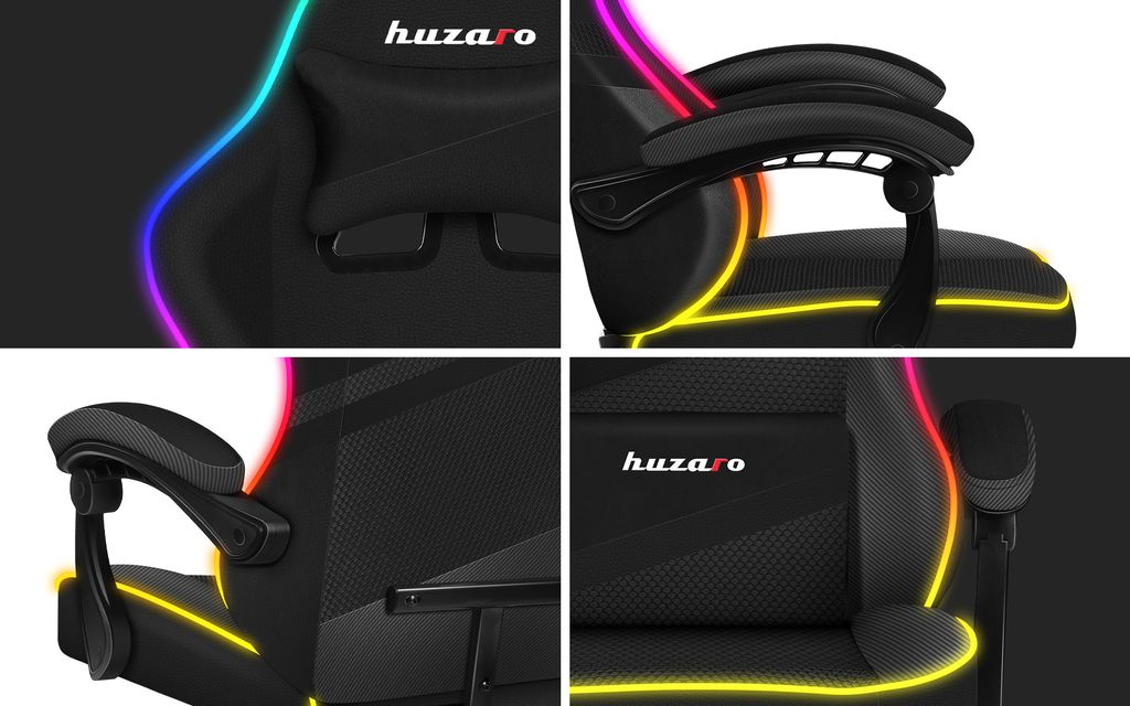 Fotel Gamingowy Huzaro Force Rgb Black Kaufland Pl