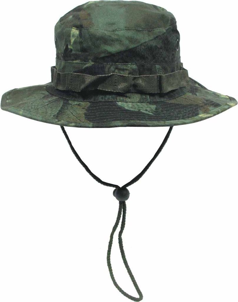 MFH US GI Buschhut, mit Kinnband, GI Boonie, Rip Stop, hunter-grün