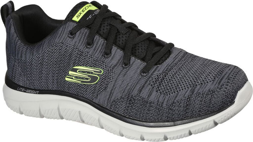 Skechers Track - Front Runner - Charcoal / Schwarz Polyester Größe: 46 Normal