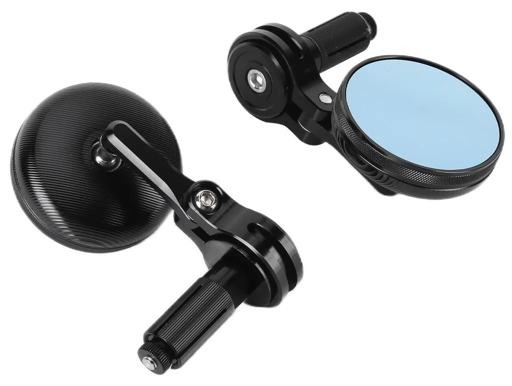Rétroviseurs moto ronds 22mm anti-vibration pour une visibilité parfaite