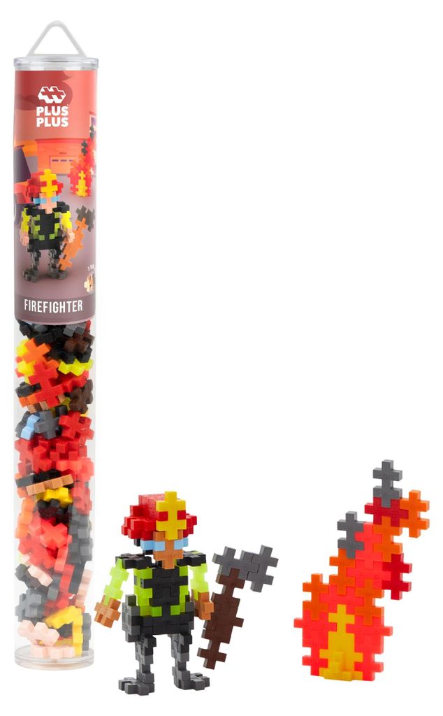 9604294 - 100 piezas creativas, figura de bombero Imagen del producto 