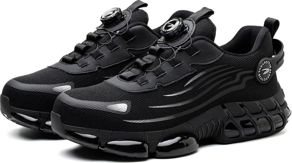Anti-Smash & Puncture Safety Shoes, Rotating Buckle Laces, Produktbild 