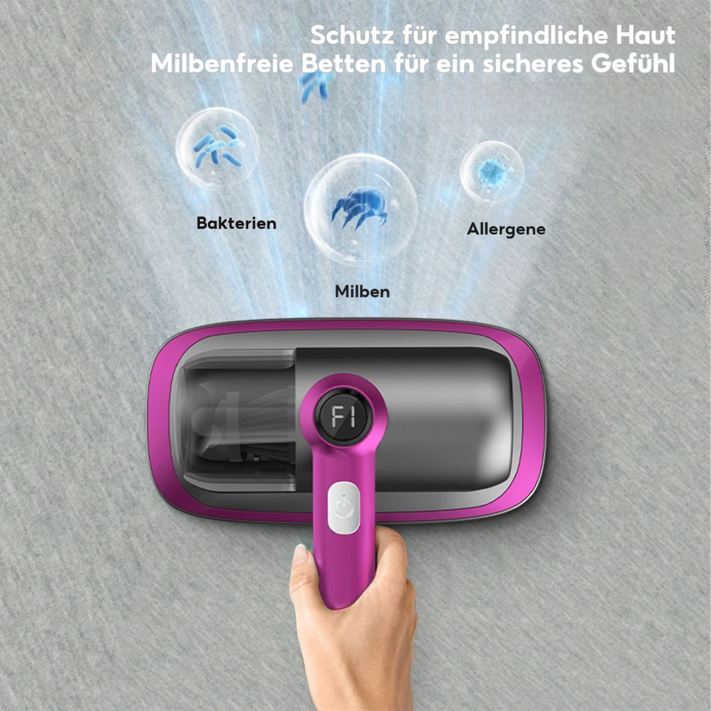 Handstaubsauger, Milbensauger, UV-C-Lampe, 10,000 Pa, 100 Produktbild 4