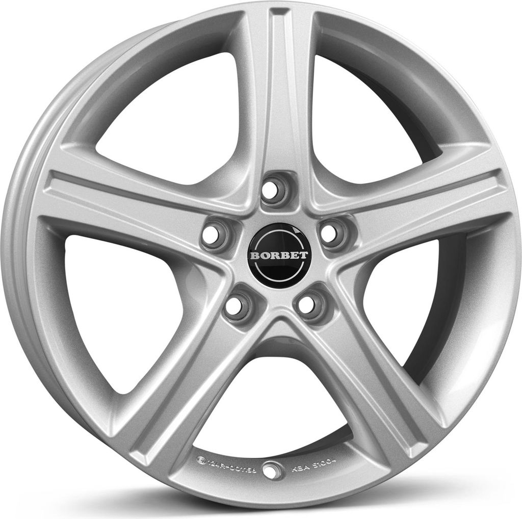 Borbet Felge CWD 6.5x16 ET52 5x120 SIL für VW Amarok T5 T6 T6.1 Multivan T6.1 Transporter T75x120 SIL für VW Amarok T5 T6 T6.1 Multivan