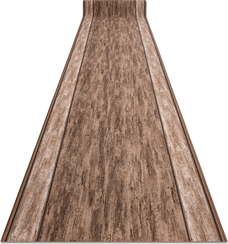 Grand tapis de passage 67x280 cm marron RAMA pour entrée et long couloir
