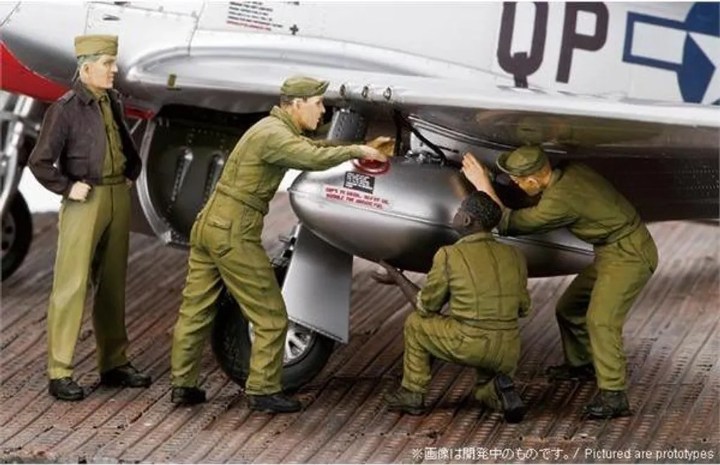 Figurines de Mécaniciens US Army ZM-SWS04-F07 Haute Précision 1/32