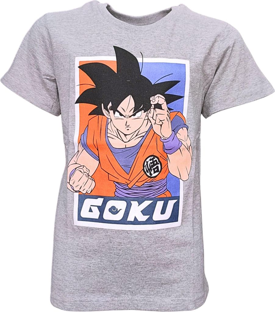 T-Shirt Dragon Ball Goku Grau 164 cm