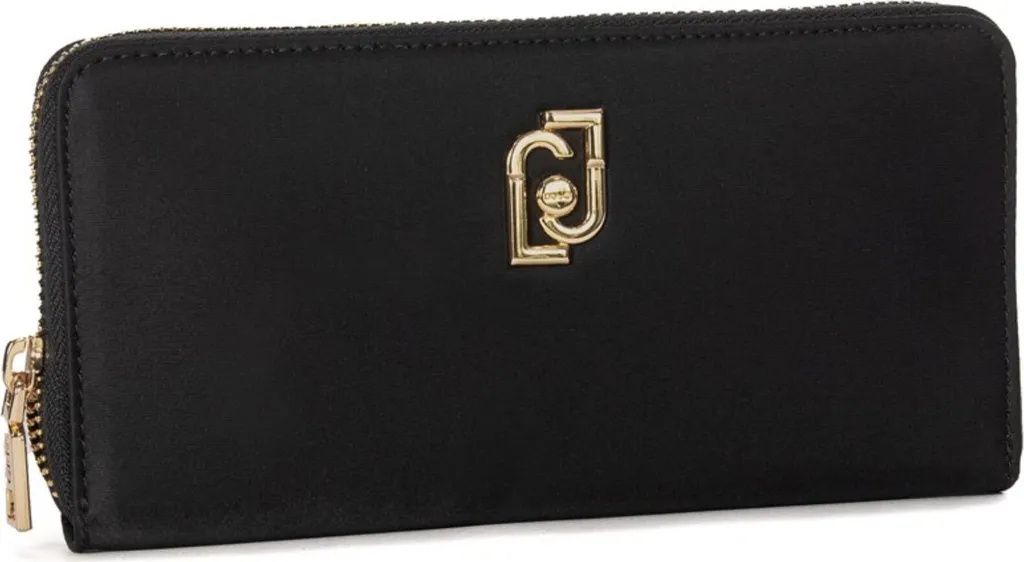 Liu Jo AA5184T4559NERO: Portafoglio Continental Zip Around Black