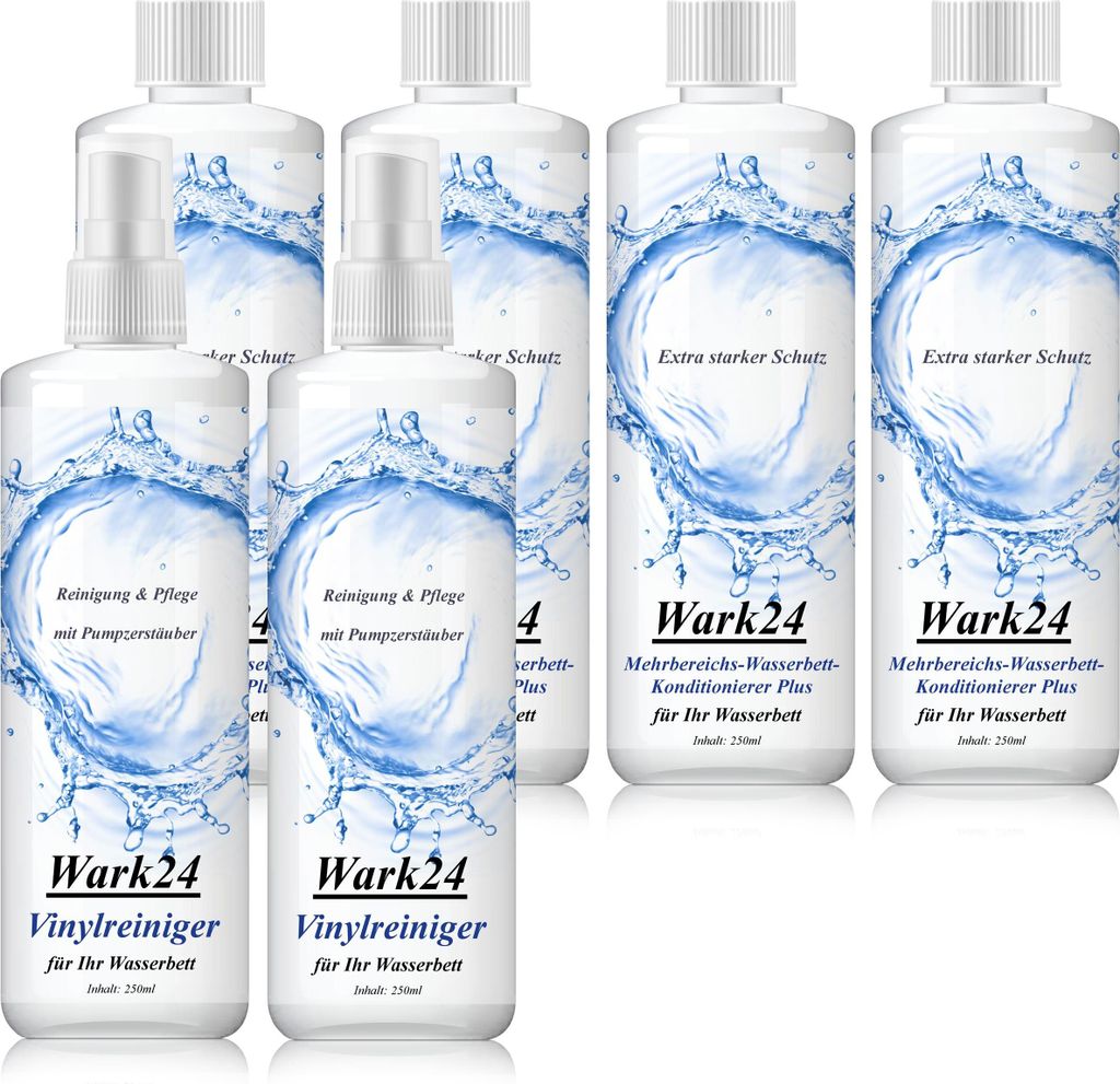4x Wark24 Wasserbett Konditionierer 250ml & 2x Produktbild 