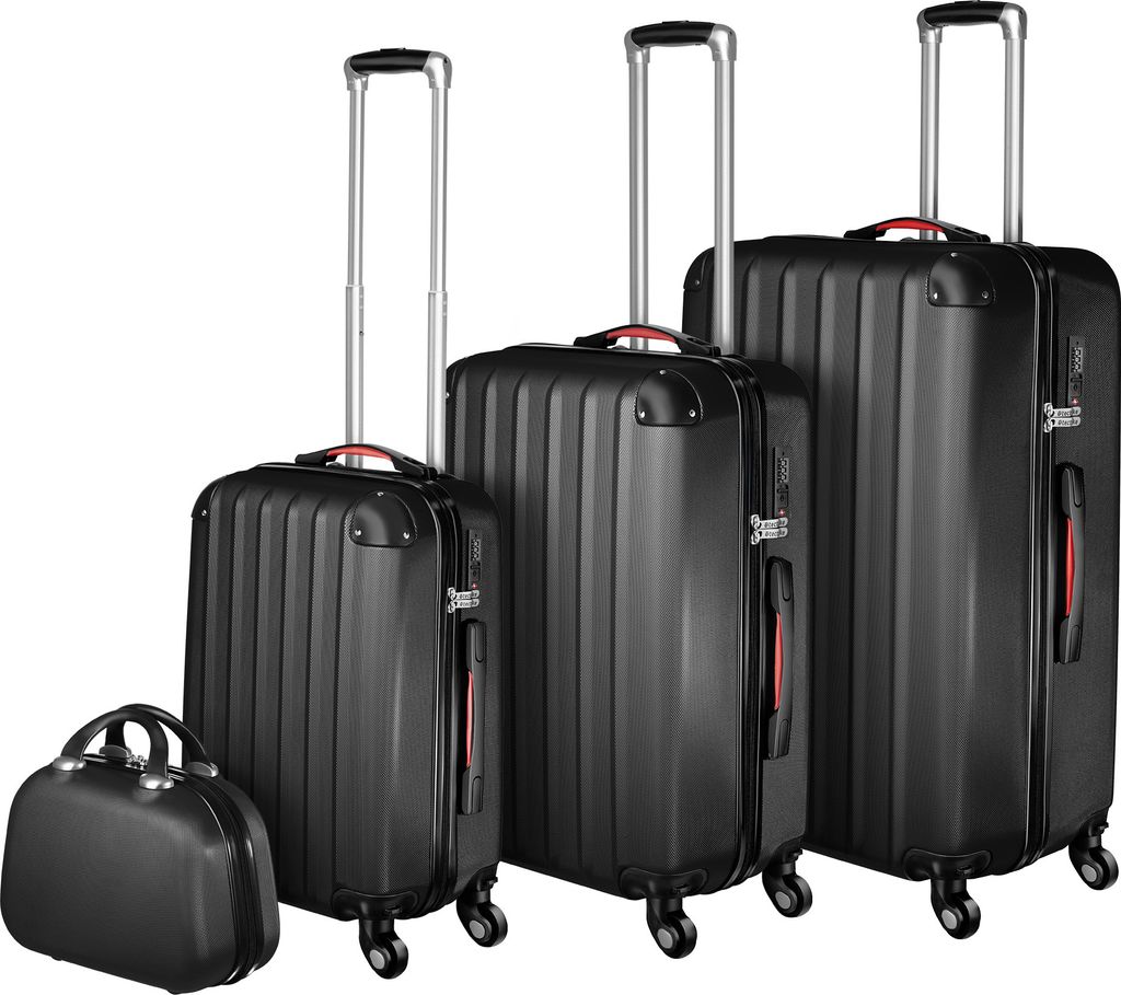 Hartschalenkoffer-Set Pucci 4-teilig, 3 Trolleys und Produktbild 