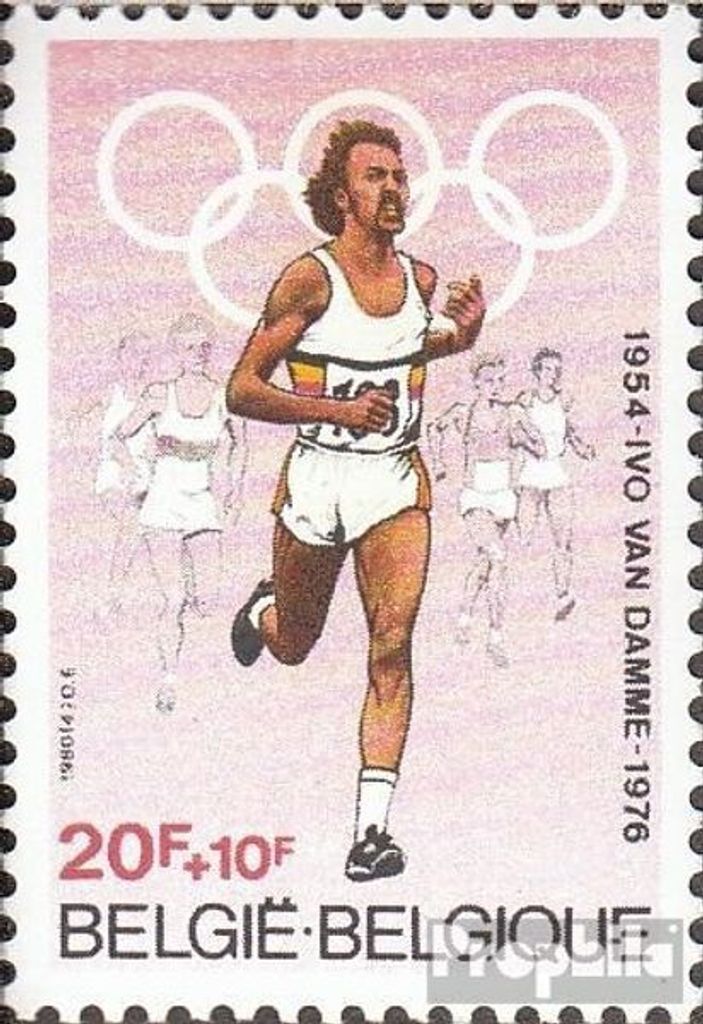 Briefmarken Belgien 1980 Mi 2025 (kompl.Ausg.) postfrisch Ivo- Van- Damme- Sportfest
