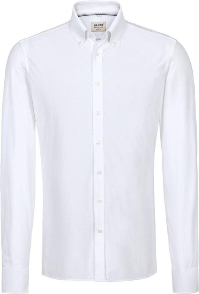 HAKRO Hemd Natural Stretch Regular 130, weiß, S