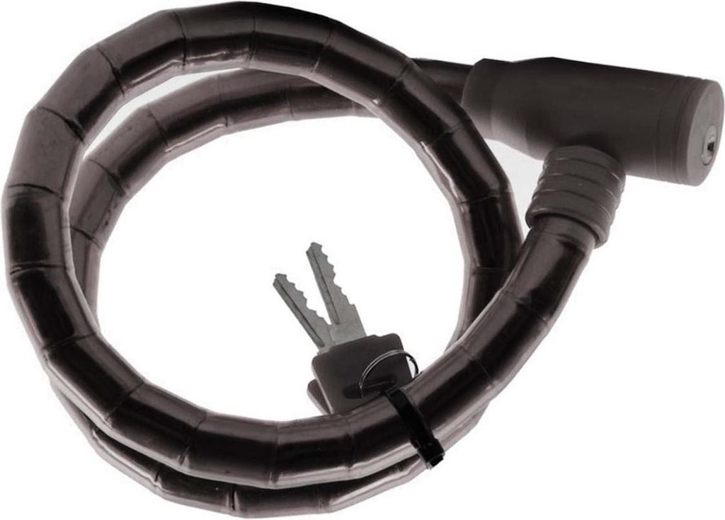 Dunlop anti-theft bicycle key lock (black)