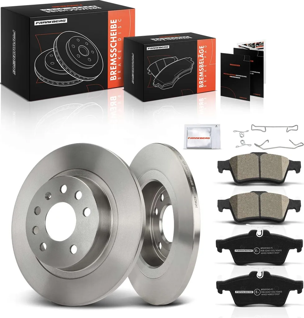 Jeu de disques et plaquettes de frein arrière pour Opel Signum Caravan