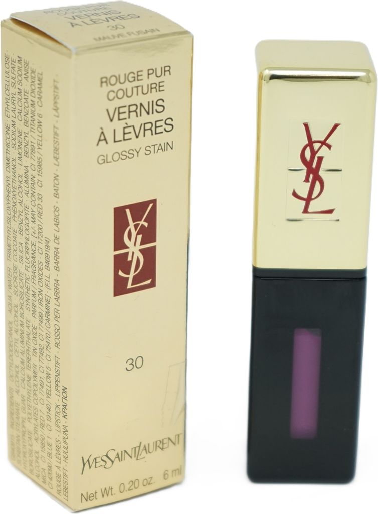 Yves Saint Laurent Rouge pur Couture Vernis á Levres Lippenstift 30 Mauve Fusain