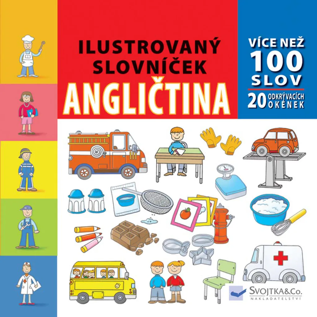 Anglais pour enfants : plus de 100 mots avec 20 volets à soulever