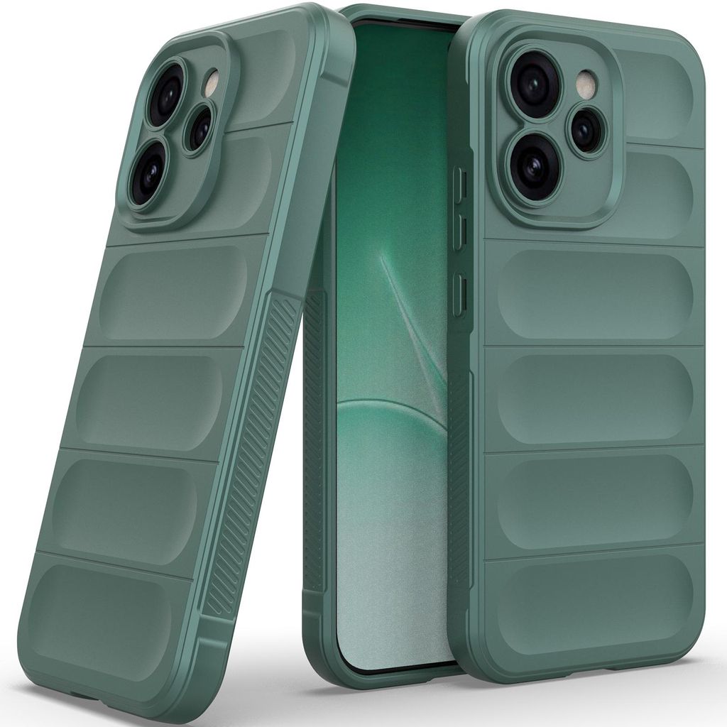 Handyhülle für Oppo Reno15 Pro Max Weich TPU Silikon Stossfest Anti-rutsch Hülle Grün