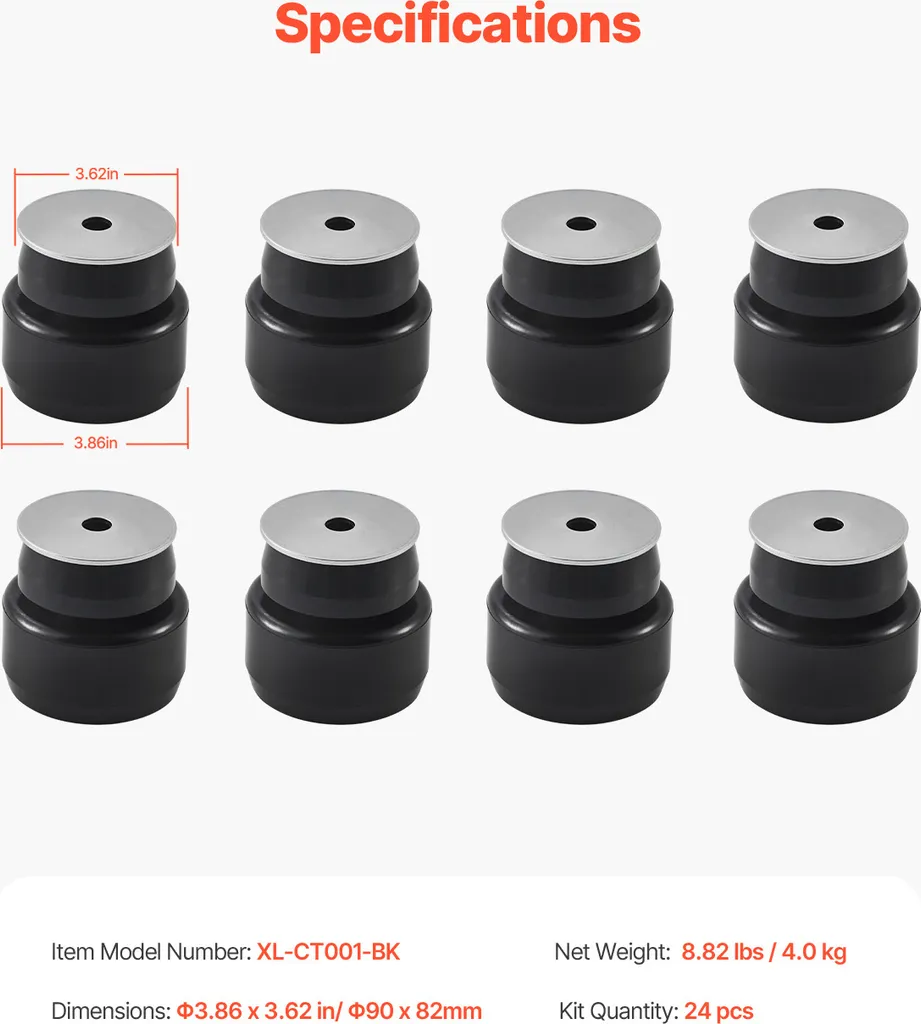 Rénovation Support de Cabine Chevy Silverado 1999-2014 - Kit PU VEVOR