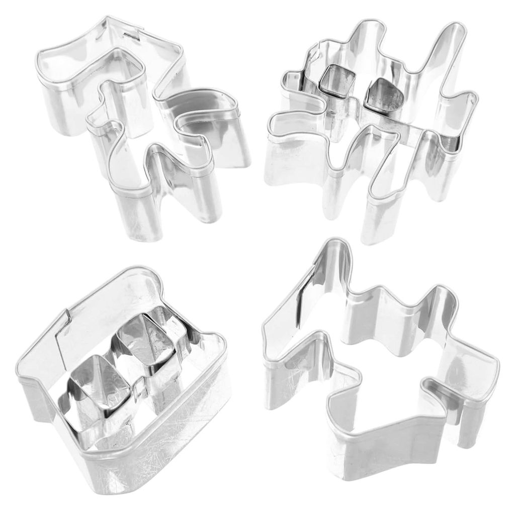 4-teiliges Set integrierte Formplatten für Kekse