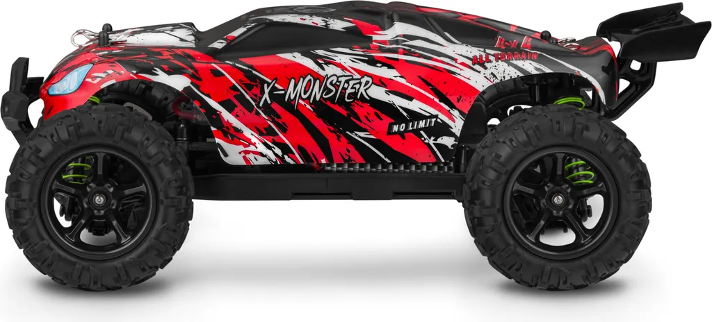 Voiture RC incassable 45 km/h X-Monster 3.5 avec 2 coques de rechange - 9