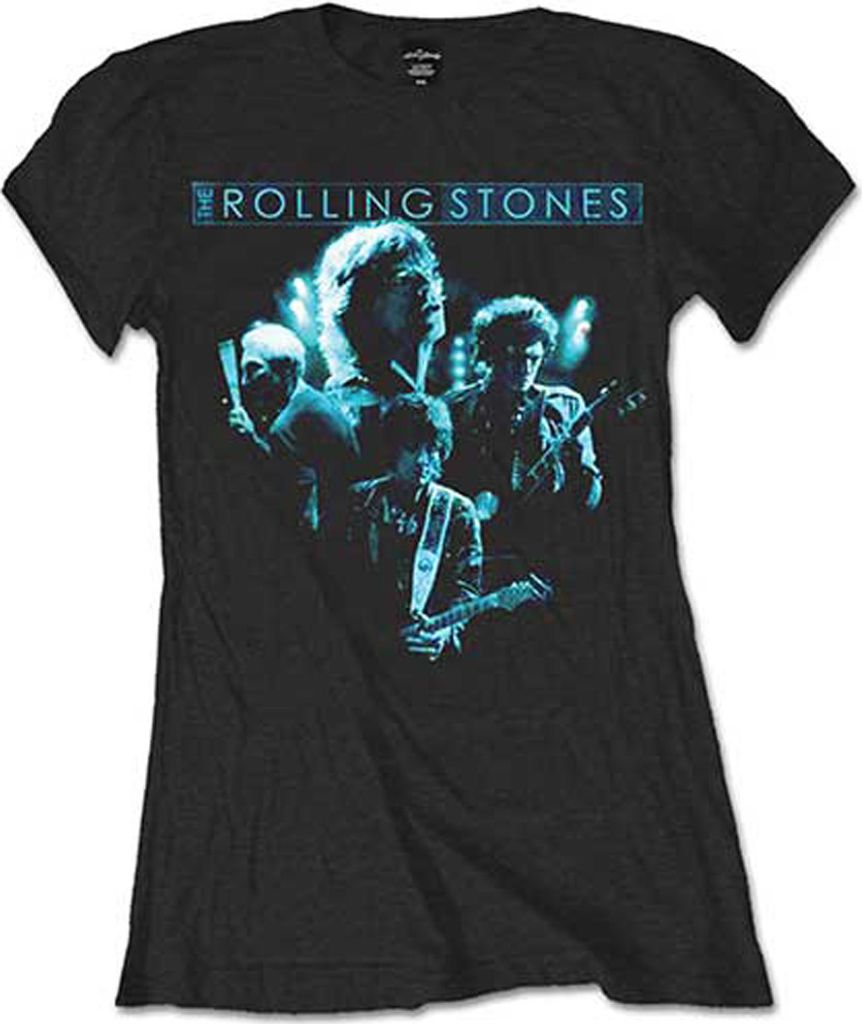 The Rolling Stones Band Glow Black M Damen T-Shirt Produktbild 