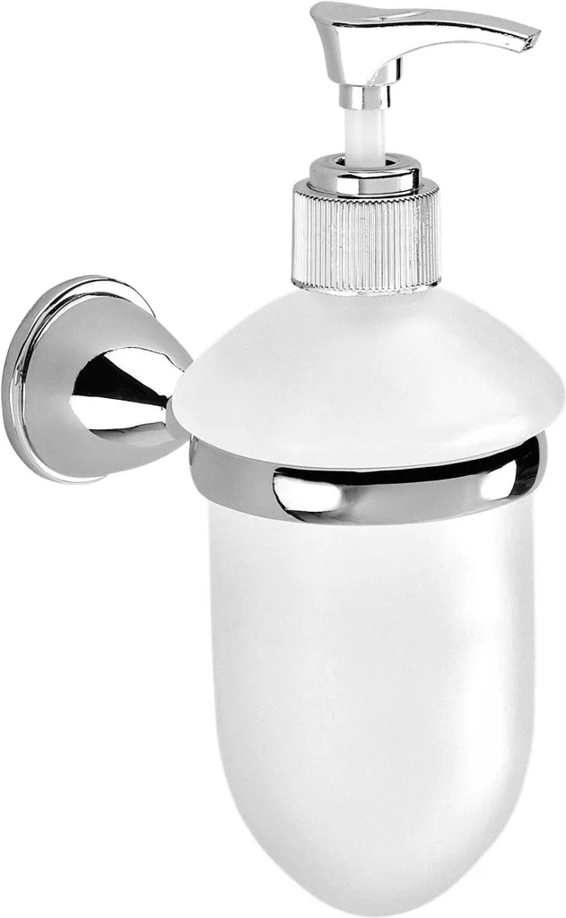 Dosa Sapone Muro Gemma - Vetro Satinato Design Contemporaneo Bagno