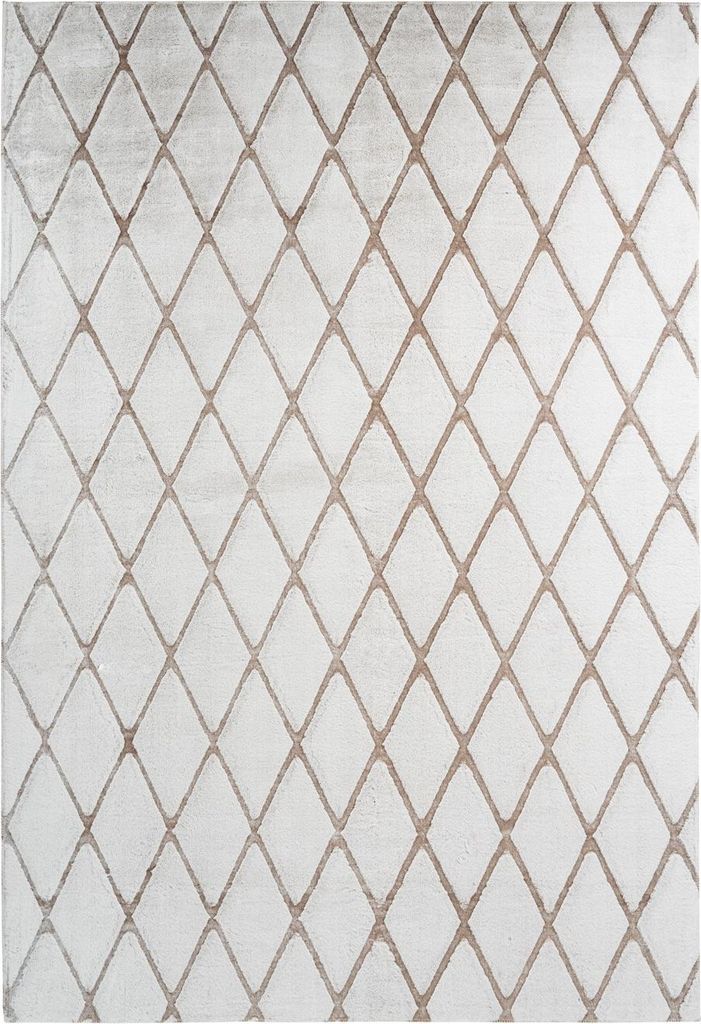 Vivica 200 Weiß / Taupe 80cm x 150cm