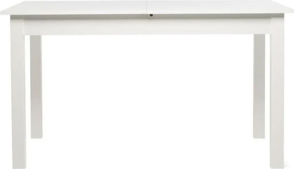 Table blanche modulable avec rallonges Intertrade 001288 solide et chic - 6