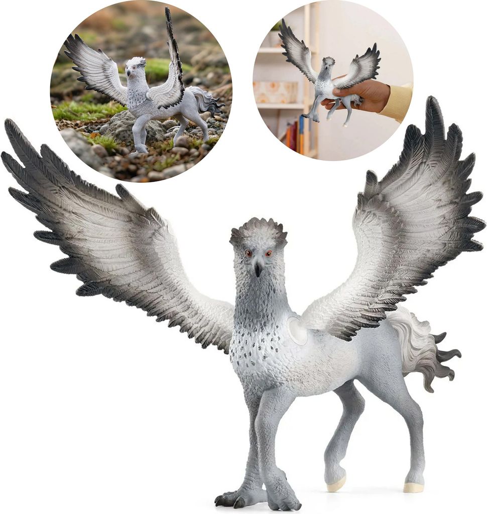 SLH13988 Schleich Harry Potter - Buckbeak, Hippogreif Hagrids Spielfigur für Kinder ab 6 Jahren
