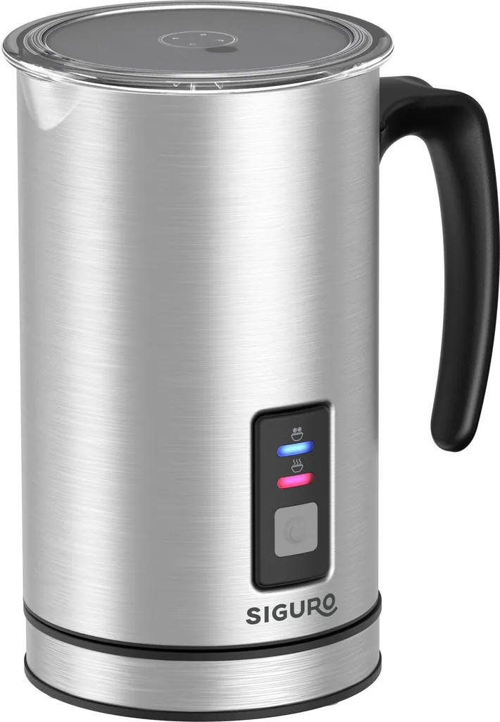 Mousseur à lait Siguro MF-M280SS avec 4 modes de mousse chaud et froid