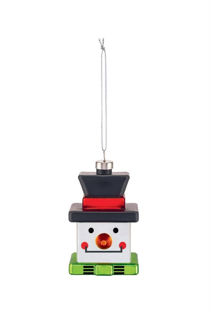 Alessi - Weihnachtsdekoration, Snow Cube, Glas