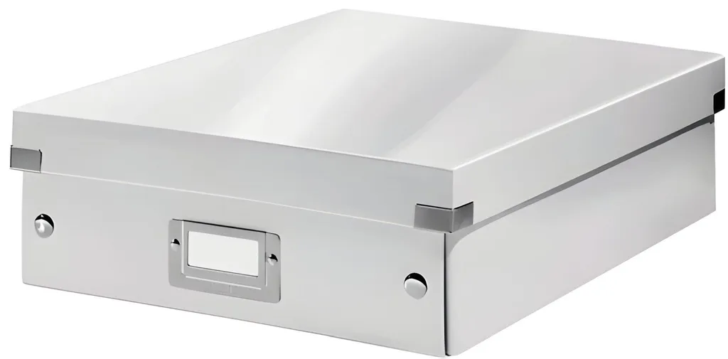 Leitz Boîte d'organisation Click & Store WOW Grande Taille Blanche - 6045