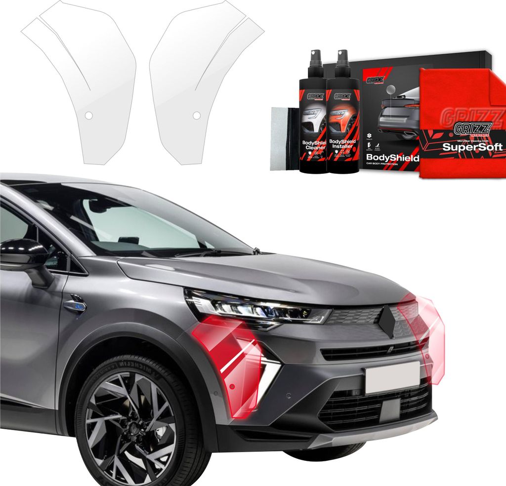 2in1 Schutzfolie Grizz Protector für Stoßstange - Renault Symbioz (2024-2025)