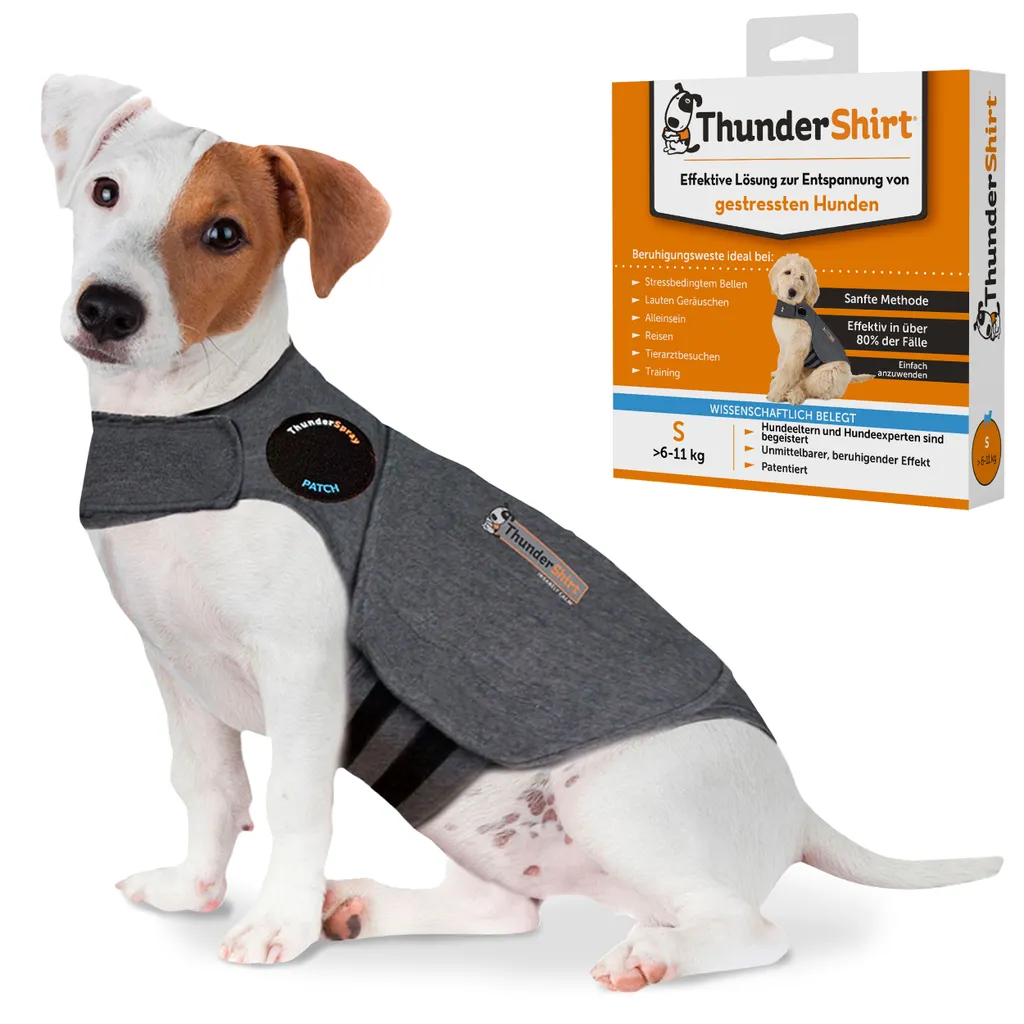 Gilet de Transport pour Chien Stressé ThunderShirt S - Idéal Voyages